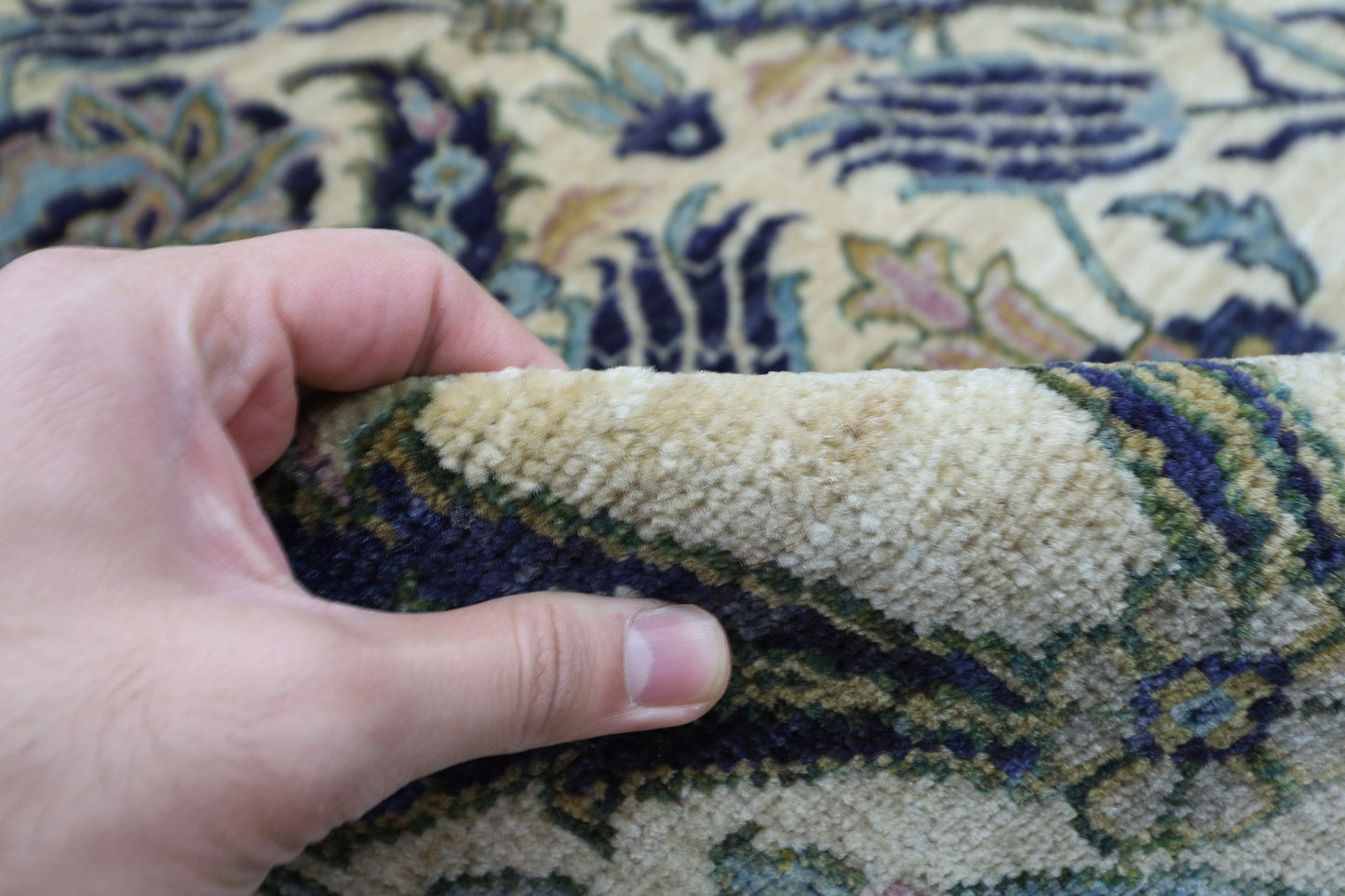 271 x 357 cm | Oriental Suzani Area Rug Afghan Hand Knotted Veg Dye Wool carpet