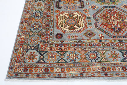 300 x 412 cm | Kazak Afghan Tribal Hand Knotted Veg Dye Wool carpet