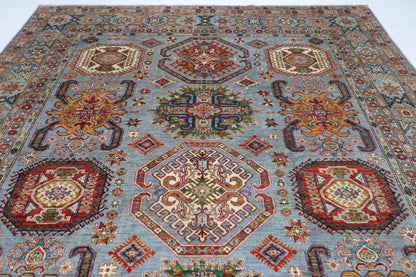 300 x 412 cm | Kazak Afghan Tribal Hand Knotted Veg Dye Wool carpet