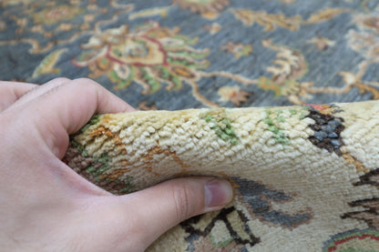 297 x 296 cm | Zeigler Round Rug Afghan Hand Knotted Veg Dye Wool carpet