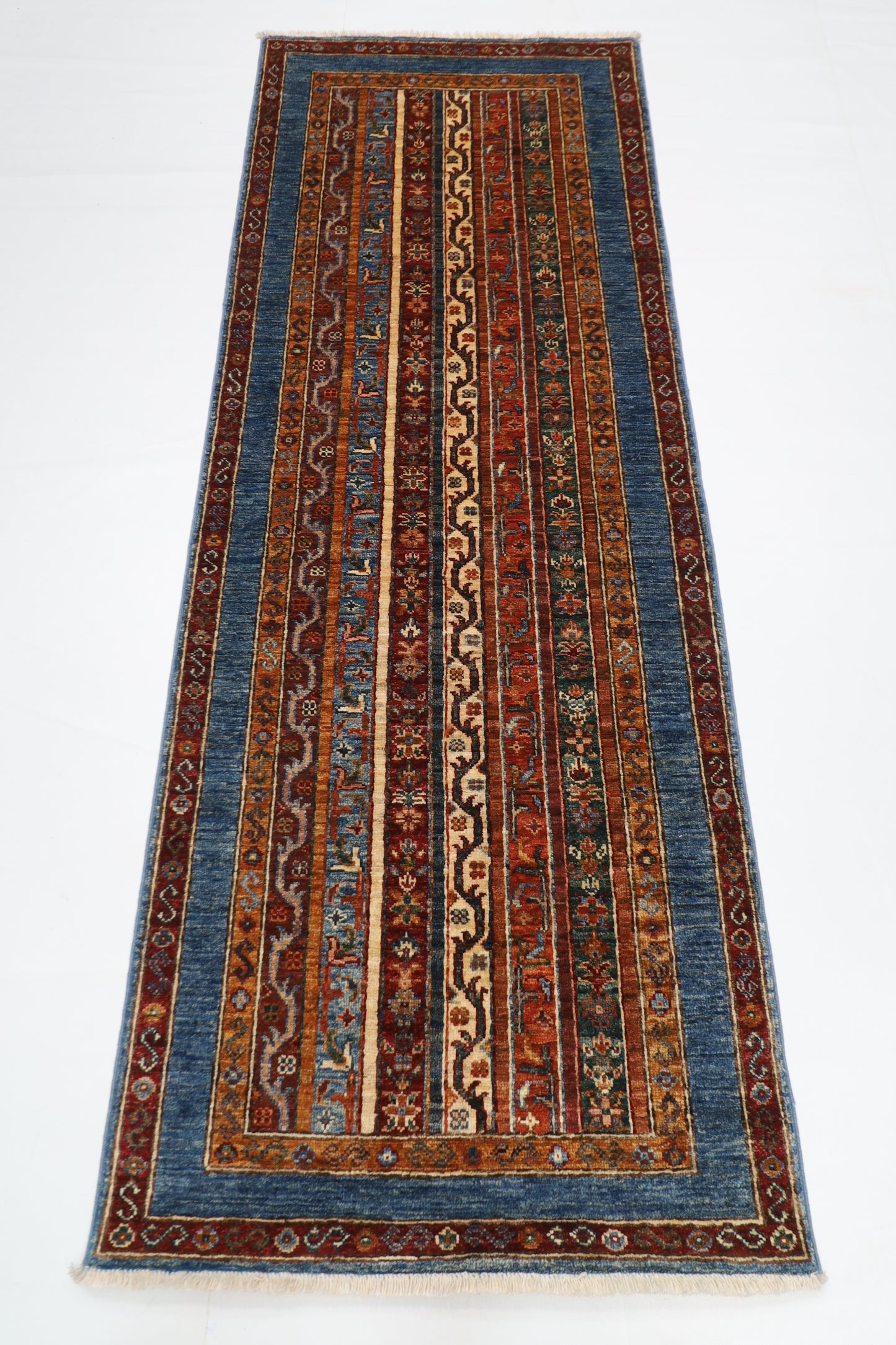 77 x 210 cm | Turkish Style Runner Rug Afghan Hand Knotted veg Dye Wool carpet
