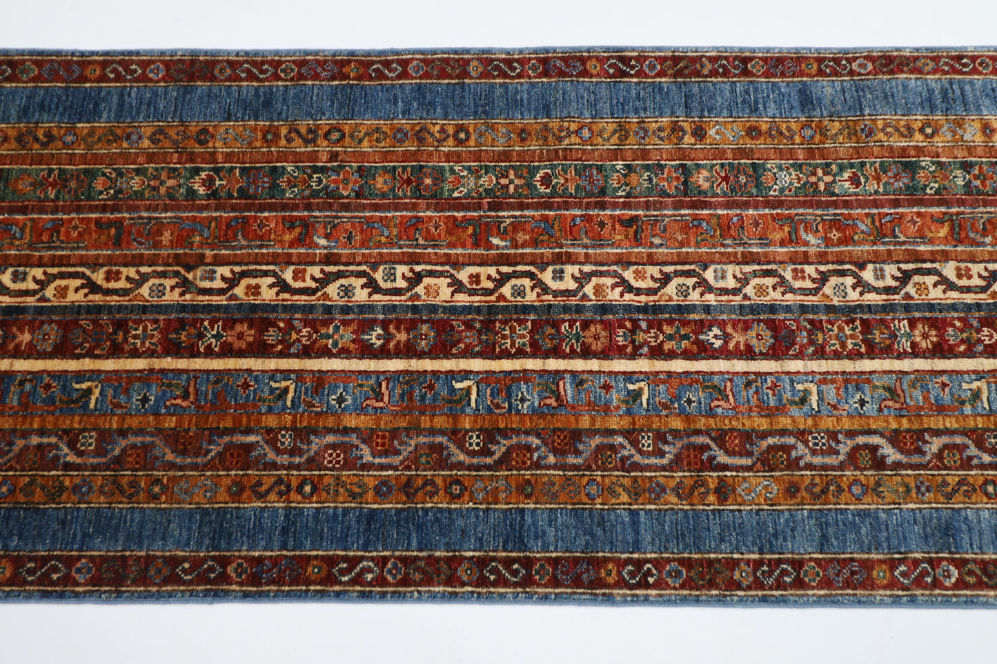77 x 210 cm | Turkish Style Runner Rug Afghan Hand Knotted veg Dye Wool carpet