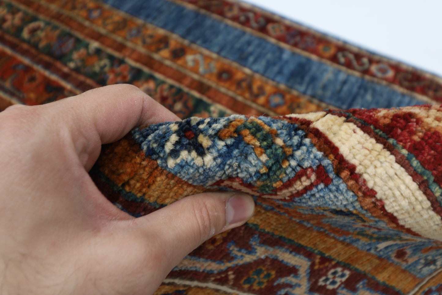 77 x 210 cm | Turkish Style Runner Rug Afghan Hand Knotted veg Dye Wool carpet