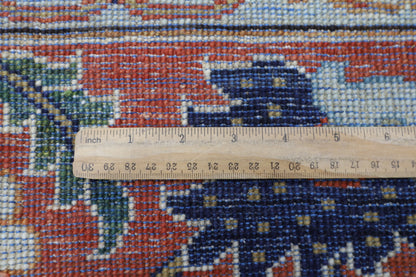 253 x 297 cm | Bidjar Navy Blue Area Rug Afghan Hand Knotted Veg Dye Wool carpet
