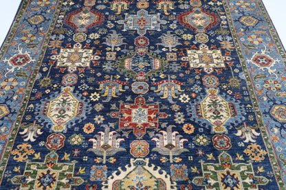 248 x 300 cm | Baluch Navy Afghan Tribal Hand Knotted Veg Dye Wool carpet