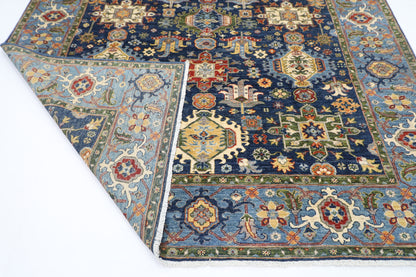248 x 300 cm | Baluch Navy Afghan Tribal Hand Knotted Veg Dye Wool carpet