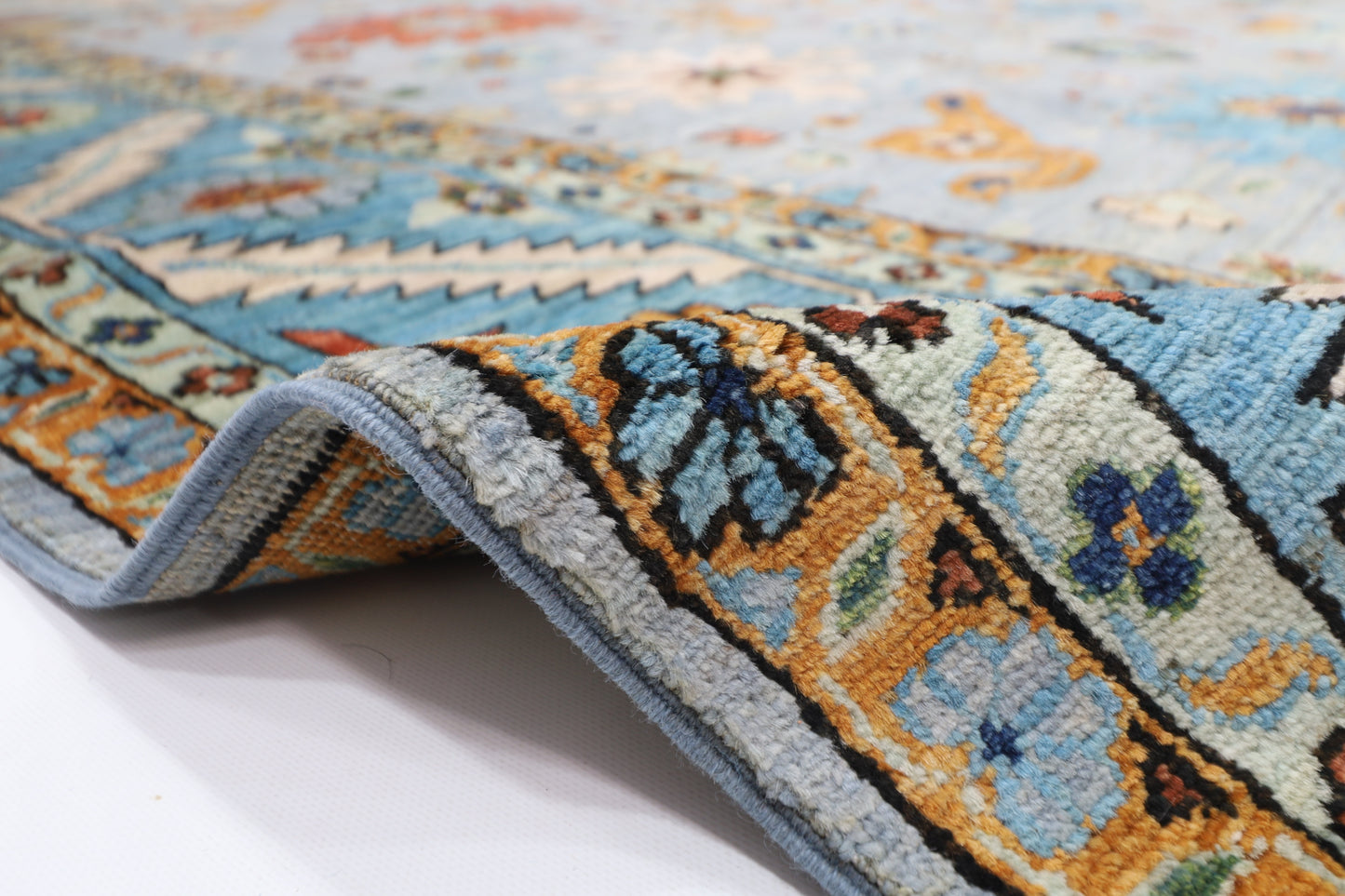 264 x 364 cm | Oriental Afghan Tribal Hand Knotted Veg Dye Wool carpet