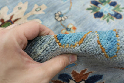 264 x 364 cm | Oriental Afghan Tribal Hand Knotted Veg Dye Wool carpet