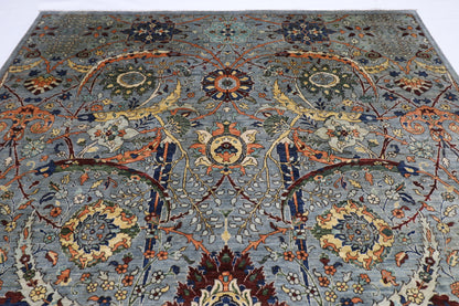 273 x 368 cm | Sickle Leaf Afghan Tribal Hand Knotted Veg Dye Wool carpet