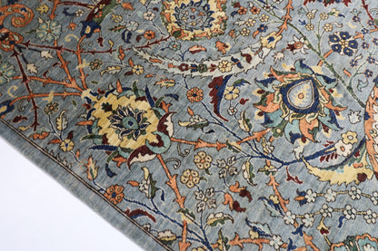 273 x 368 cm | Sickle Leaf Afghan Tribal Hand Knotted Veg Dye Wool carpet