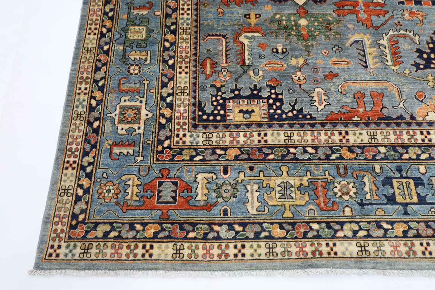 280 x 360 cm | Baluch Afghan Tribal Hand Knotted Veg Dye Wool carpet