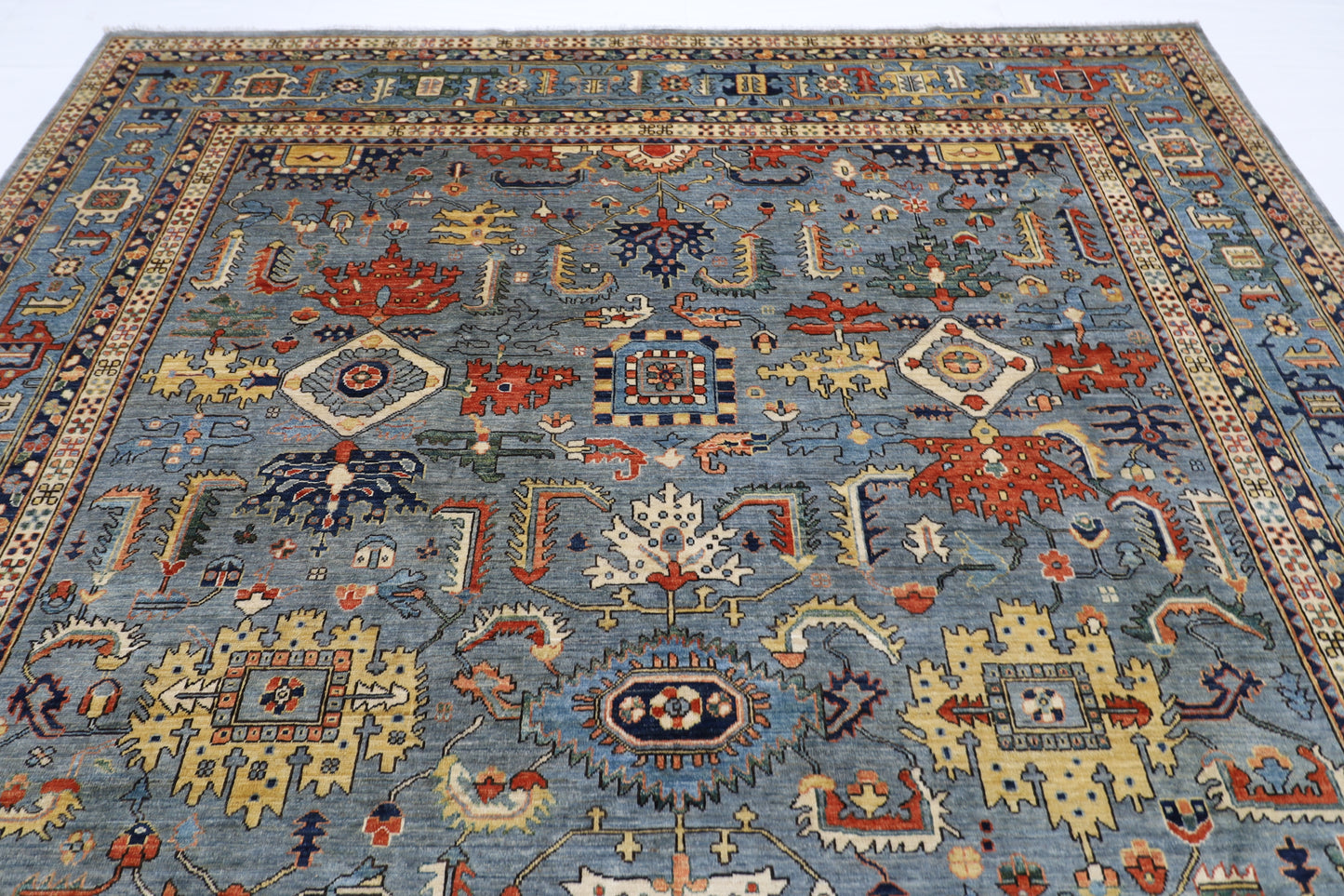 280 x 360 cm | Baluch Afghan Tribal Hand Knotted Veg Dye Wool carpet