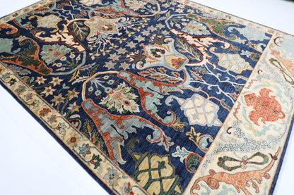 270 x 364 cm | Kawros Afghan Tribal Hand Knotted Veg Dye Wool carpet