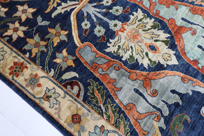 270 x 364 cm | Kawros Afghan Tribal Hand Knotted Veg Dye Wool carpet