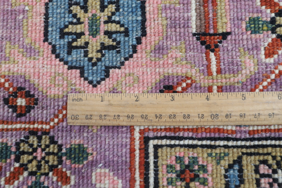 164 x 222 cm | Bidjar Pink Design Hand Knotted Veg Dye Wool Afghan Carpet