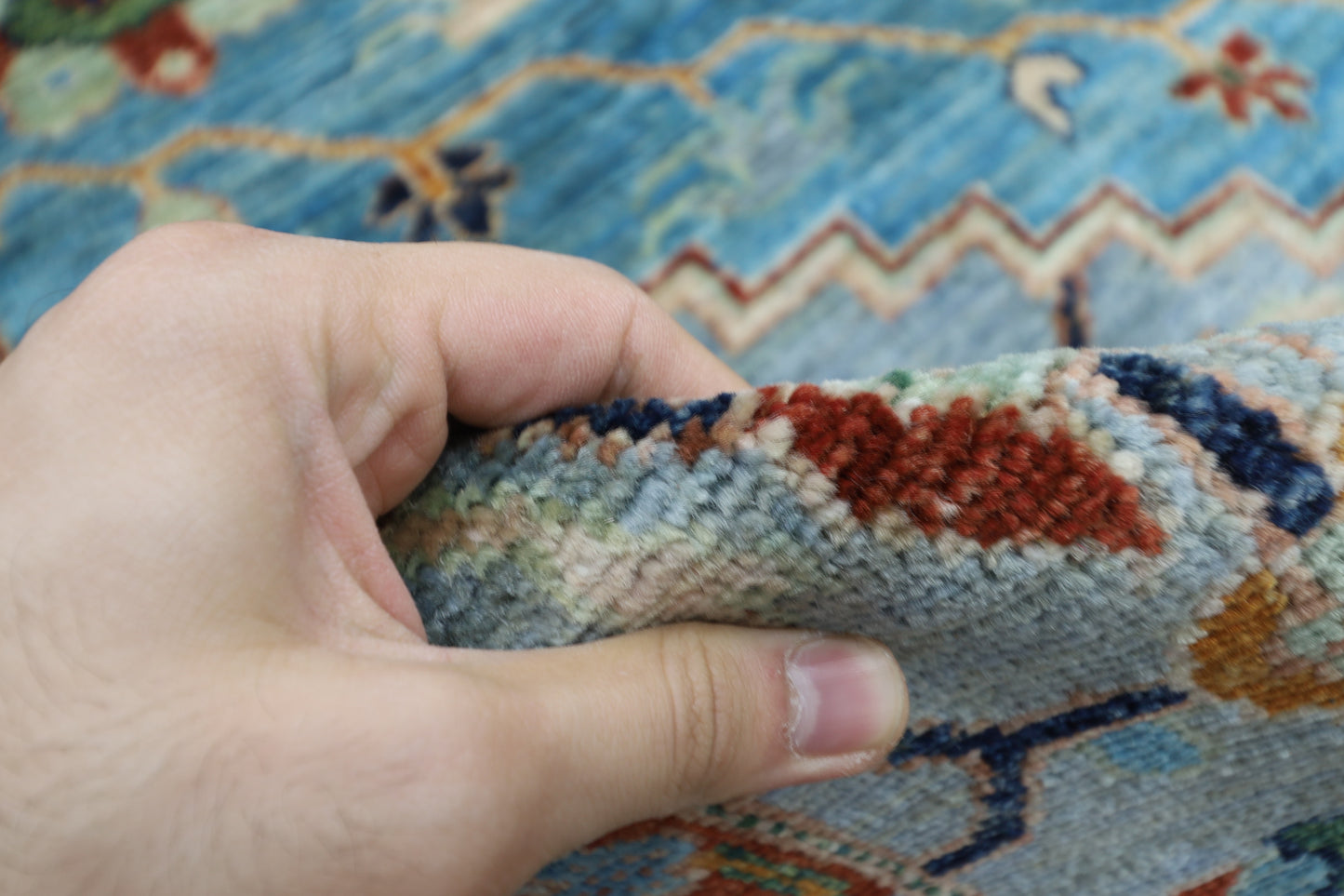 277 x 363 cm | Serapi Afghan Tribal Hand Knotted Veg Dye Wool carpet