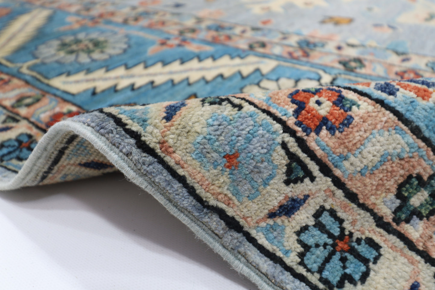 275 x 356 cm | Oriental Afghan Tribal Hand Knotted Veg Dye Wool carpet