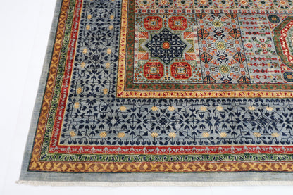 305 x 398 cm | Mamluk Afghan Tribal Hand Knotted Veg Dye Wool carpet