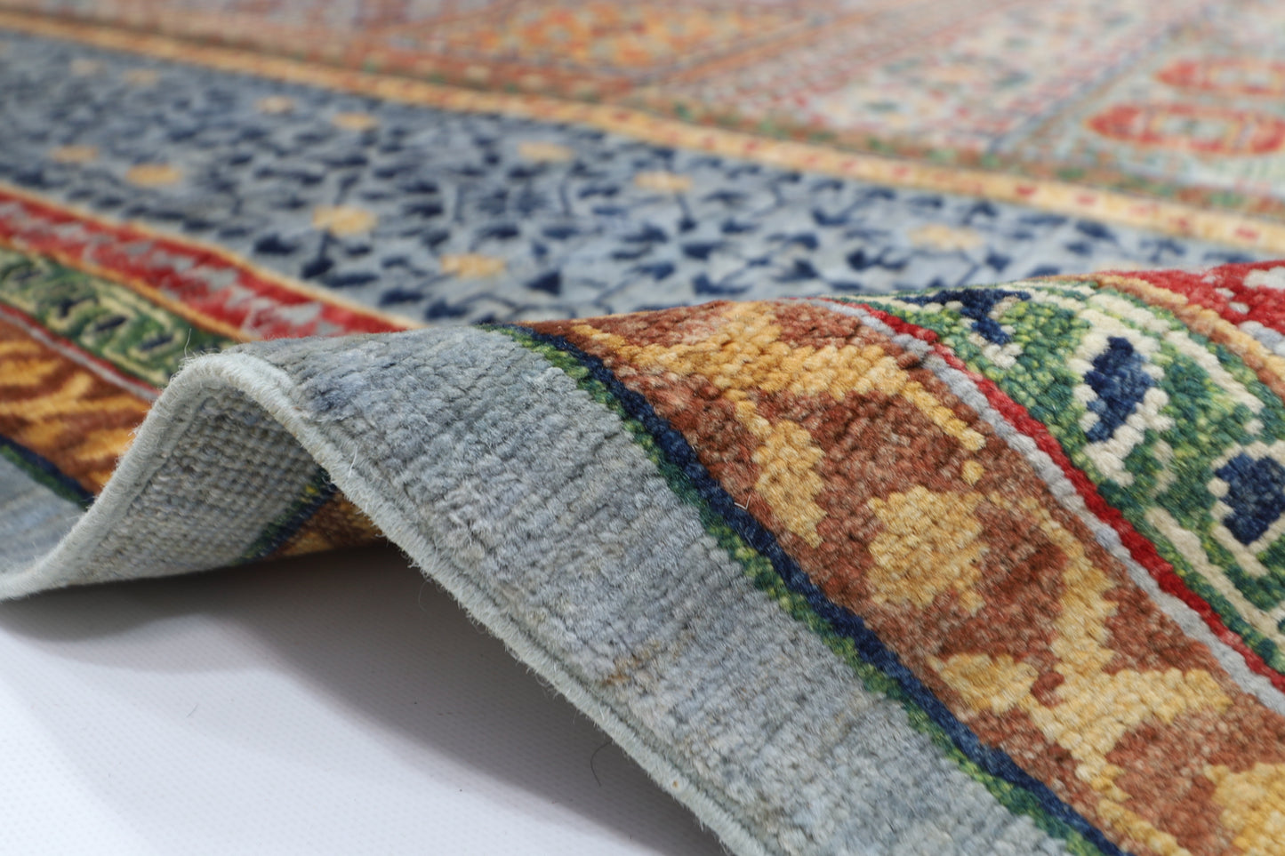 305 x 398 cm | Mamluk Afghan Tribal Hand Knotted Veg Dye Wool carpet