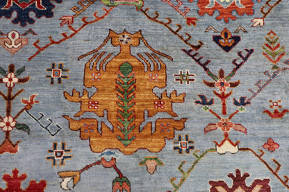 300 x 392 cm | Baluchi Afghan Tribal Hand Knotted Veg Dye Wool carpet