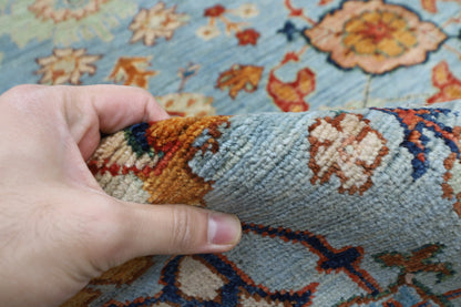 304 x 418 cm | Oriental Bidjar Blue Area Rug Afghan Hand Knotted Veg Dye Wool carpet