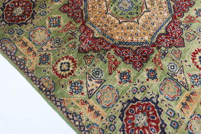 245 × 301 سم | سجادة أفغانية بتصميم كايروس منسوجة يدوياً من صوف مصبوغ طبيعياً