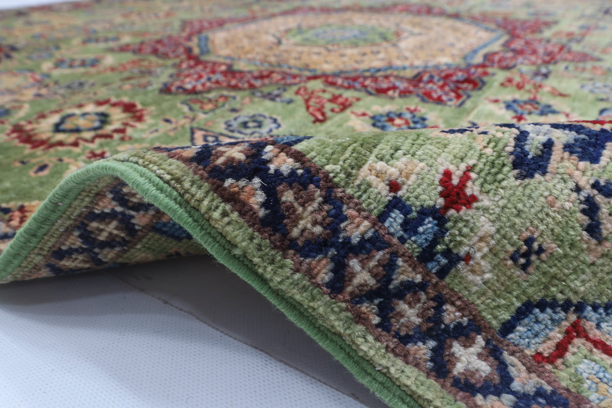 245 × 301 سم | سجادة أفغانية بتصميم كايروس منسوجة يدوياً من صوف مصبوغ طبيعياً