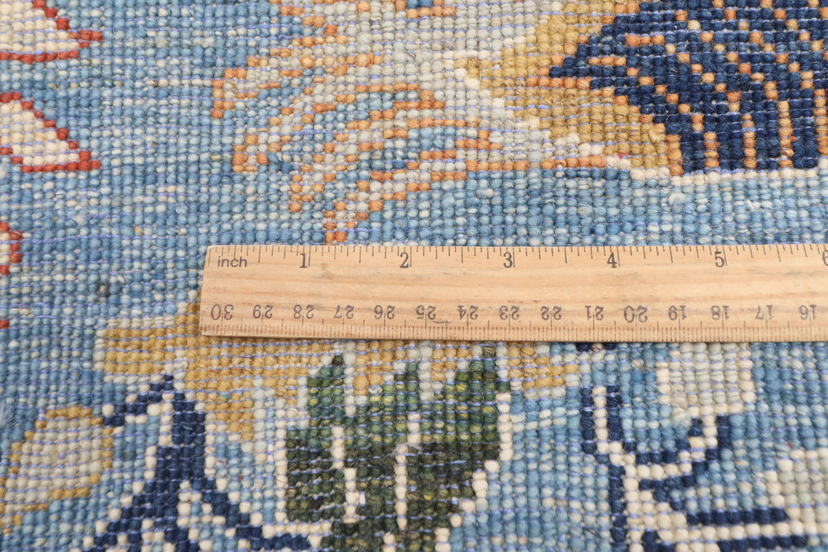 151 x 180 cm | Birds Design Hand Knotted Veg Dye Wool Afghan Carpet