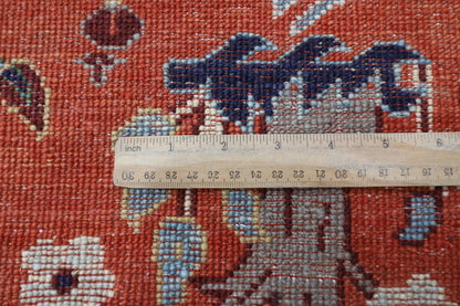 307 x 422 cm | Oriental Birds Large Area Rug Afghan Hand Knotted Veg Dye Wool carpet