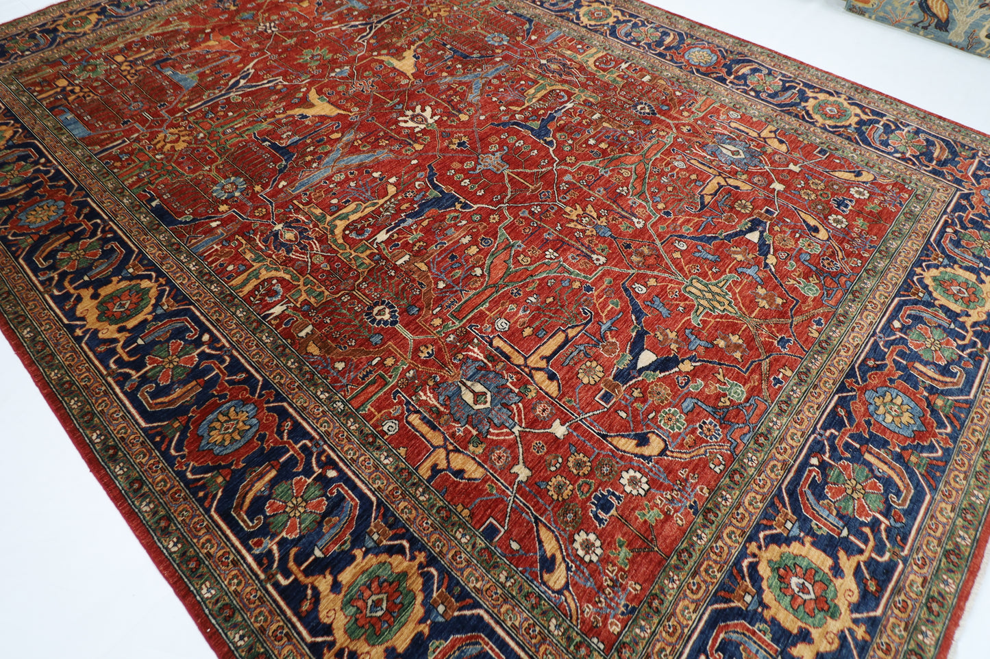 306 x 431 cm | Oriental Bidjar Large Area Rug Afghan Hand Knotted Veg Dye Wool carpet