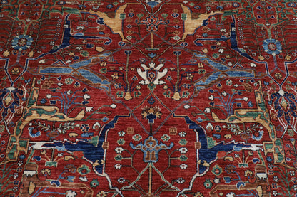 306 x 431 cm | Oriental Bidjar Large Area Rug Afghan Hand Knotted Veg Dye Wool carpet