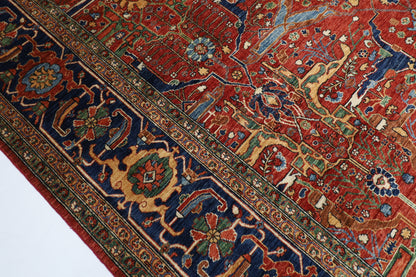 306 x 431 cm | Oriental Bidjar Large Area Rug Afghan Hand Knotted Veg Dye Wool carpet