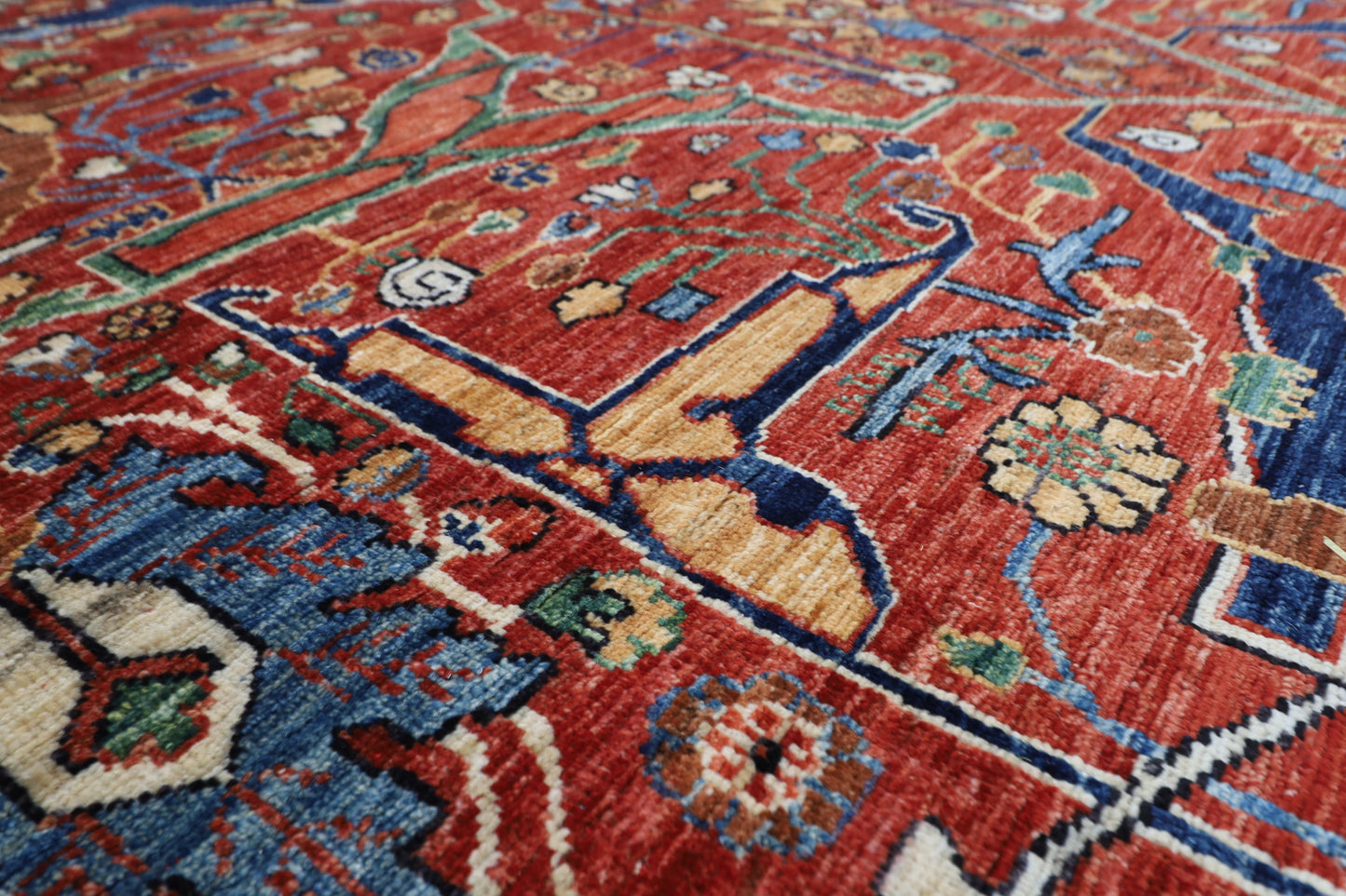 306 x 431 cm | Oriental Bidjar Large Area Rug Afghan Hand Knotted Veg Dye Wool carpet