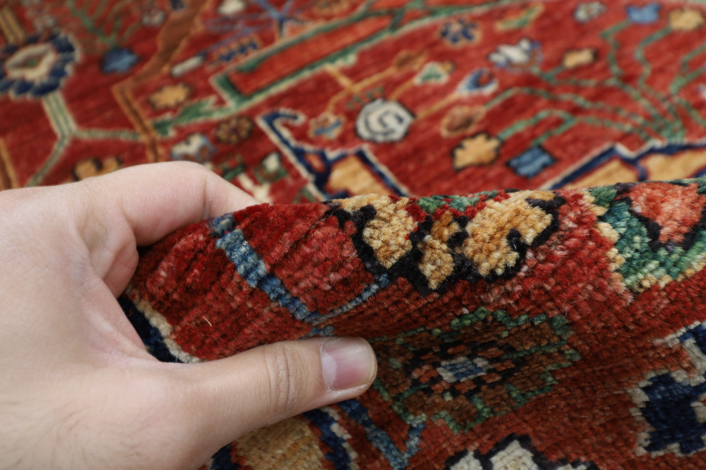 306 x 431 cm | Oriental Bidjar Large Area Rug Afghan Hand Knotted Veg Dye Wool carpet