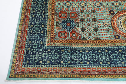 295 x 397 cm | Oriental Mamluk Large Area Rug Afghan Hand Knotted Veg Dye Wool carpet
