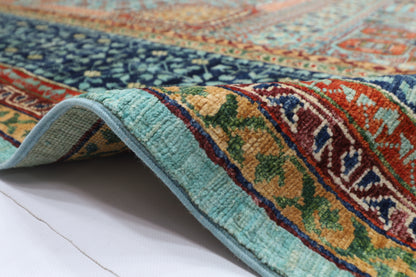 295 x 397 cm | Oriental Mamluk Large Area Rug Afghan Hand Knotted Veg Dye Wool carpet