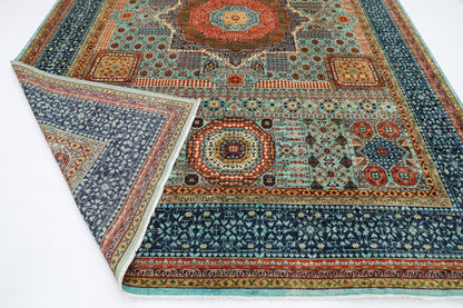 295 x 397 cm | Oriental Mamluk Large Area Rug Afghan Hand Knotted Veg Dye Wool carpet