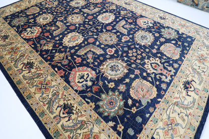 311 x 423 cm | Oriental Large Floral Area Rug Afghan Hand Knotted Veg Dye Wool carpet