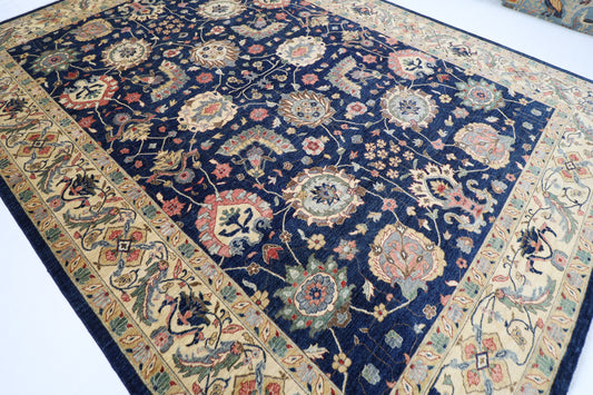 311 x 423 cm | Oriental Large Floral Area Rug Afghan Hand Knotted Veg Dye Wool carpet