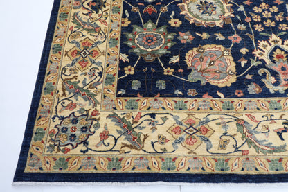 311 x 423 cm | Oriental Large Floral Area Rug Afghan Hand Knotted Veg Dye Wool carpet
