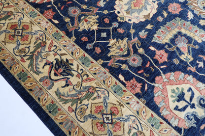 311 x 423 cm | Oriental Large Floral Area Rug Afghan Hand Knotted Veg Dye Wool carpet