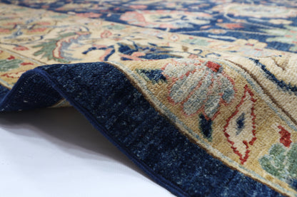 311 x 423 cm | Oriental Large Floral Area Rug Afghan Hand Knotted Veg Dye Wool carpet