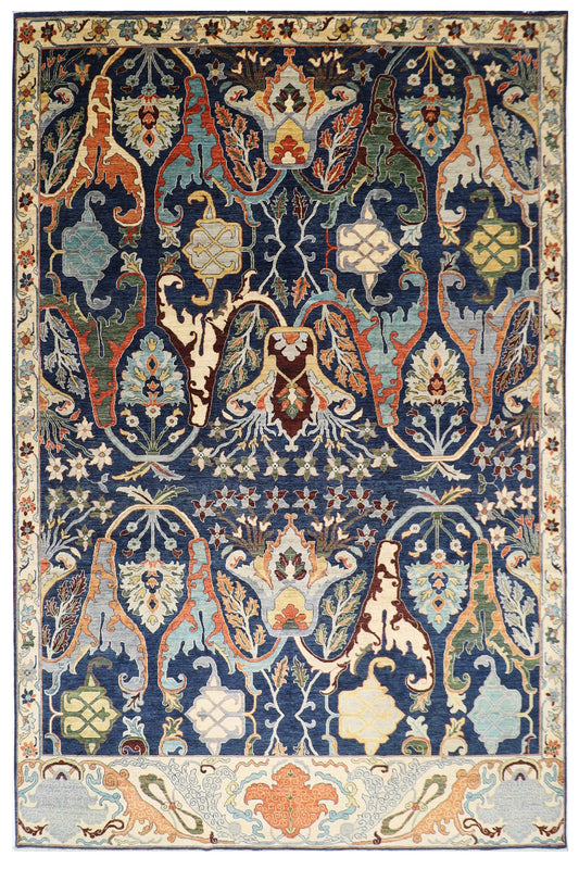 304 x 423 cm | Kawros Afghan Tribal Hand Knotted Veg Dye Wool carpet