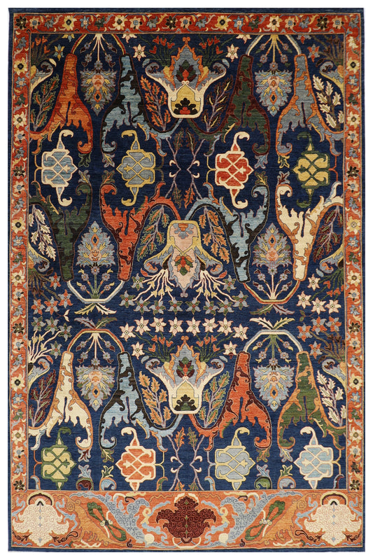 310 x 420 cm | Kawros Afghan Tribal Hand Knotted Veg Dye Wool carpet
