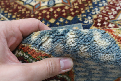 202 x 295 cm | Mamluk Design Hand Knotted Veg Dye Wool Afghan Carpet