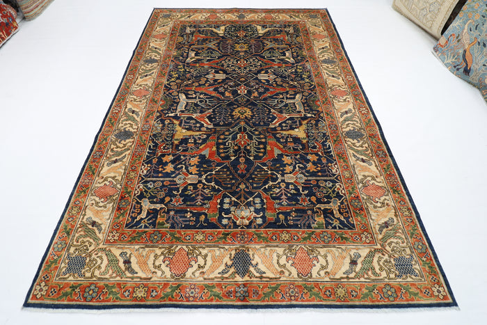 202 x 300 cm | Oriental Bidjar Area Rug Afghan Hand Knotted Veg Dye Wool carpet