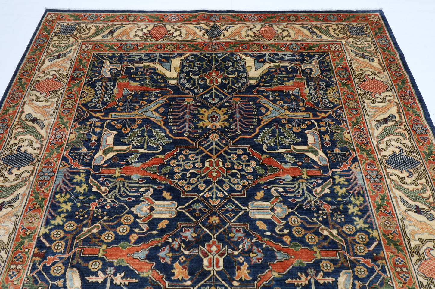 202 x 300 cm | Oriental Bidjar Area Rug Afghan Hand Knotted Veg Dye Wool carpet