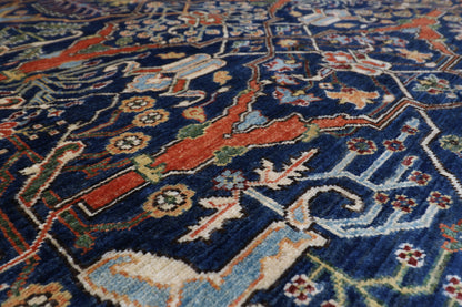 202 x 300 cm | Oriental Bidjar Area Rug Afghan Hand Knotted Veg Dye Wool carpet