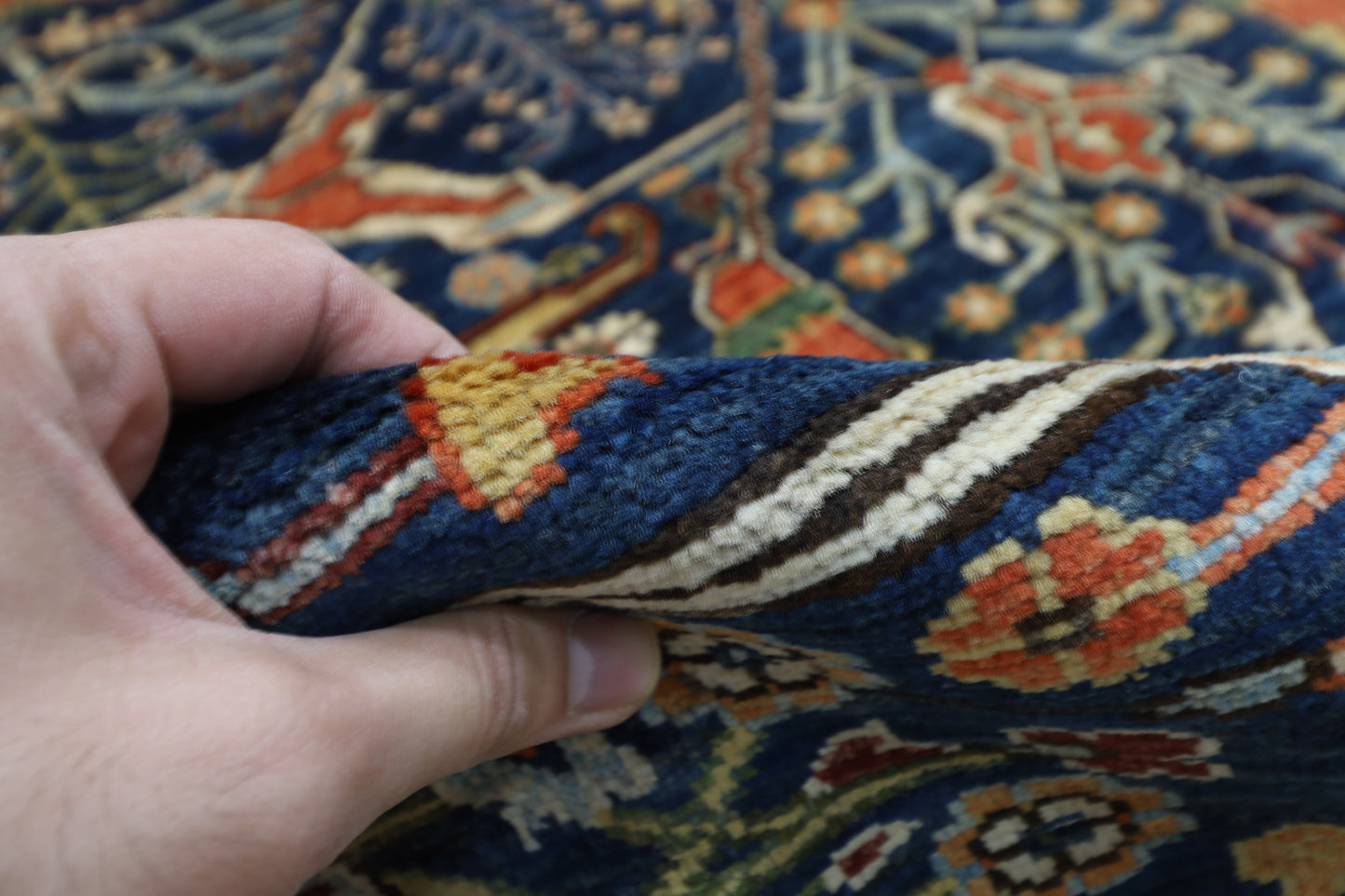 202 x 300 cm | Oriental Bidjar Area Rug Afghan Hand Knotted Veg Dye Wool carpet