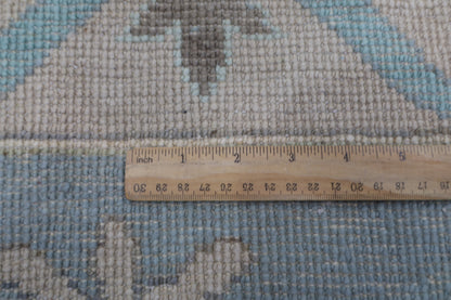306 x 418 cm | Oushak Afghan Tribal Hand Knotted Veg Dye Wool carpet